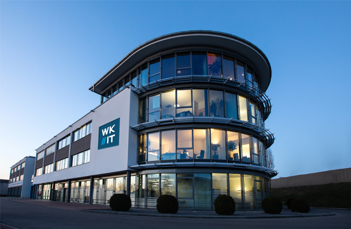 Bürogebäude des IT Dienstleisters WK IT GmbH in Ingolstadt